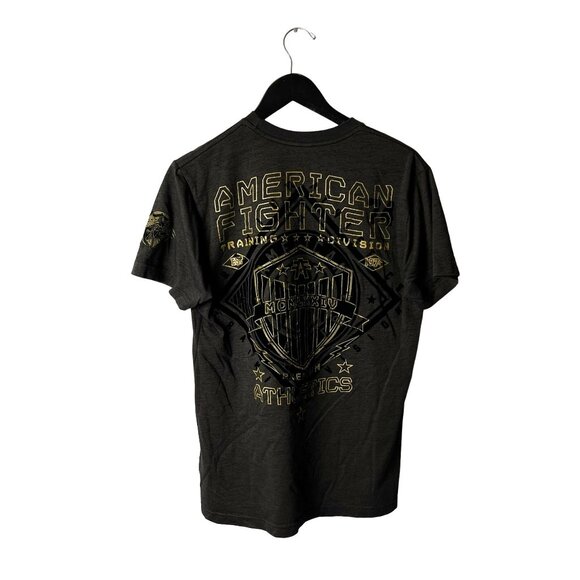 American Fighter T Shirt Small S Gray Graphic Tee - Picture 3 of 16